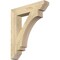 Ekena Millwork Imperial Slat Rough Sawn Bracket, Douglas Fir, 4"W x 22"D x 26"H BKT04X22X26IMP06RDF - alternate 1